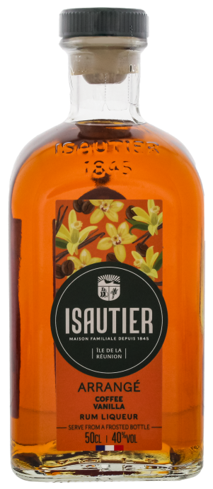 Isautier Arrangé COFFEE VANILLA Rum Liqueur 40% Vol. 0,5l
